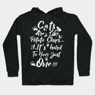 Cats Love Chips Hoodie